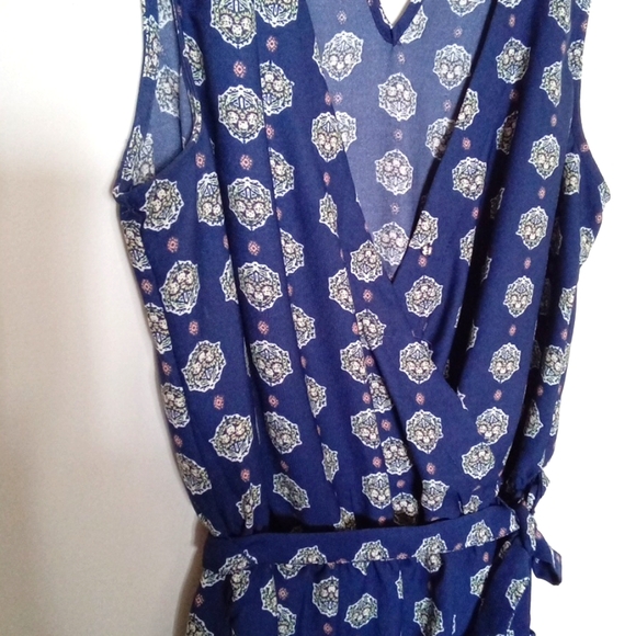 Bebop Boho Floral Contrasting Print Romper - Picture 3 of 10